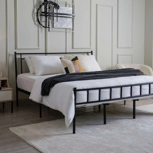 Seon King Bed 180X190 Cm - Black PAN HOME