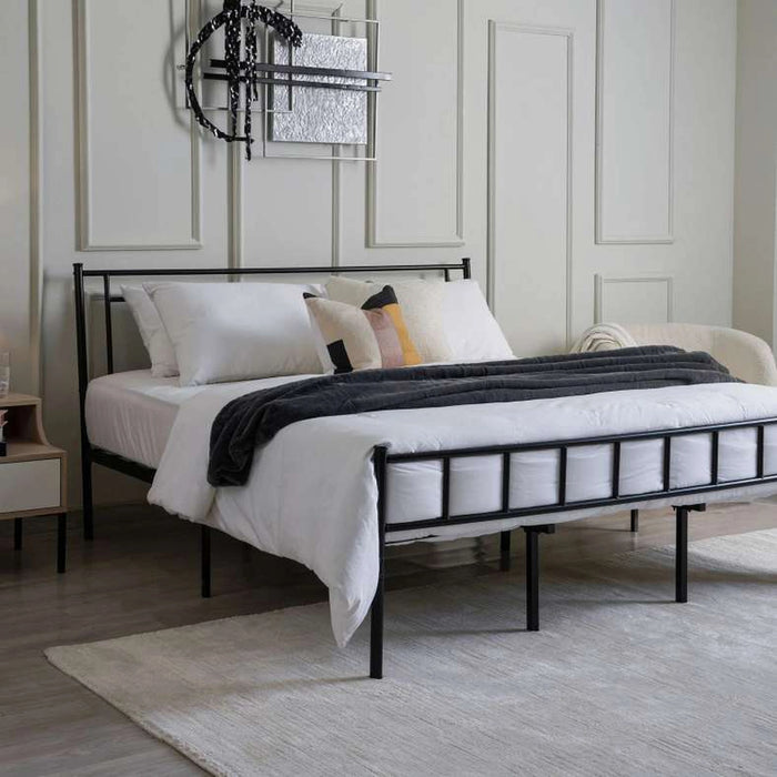Seon King Bed 180X190 Cm - Black