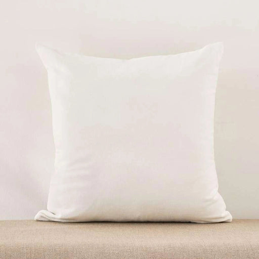 Serena Cotton Velvet Cushion Cover-50X50 Cm- Cream PAN HOME
