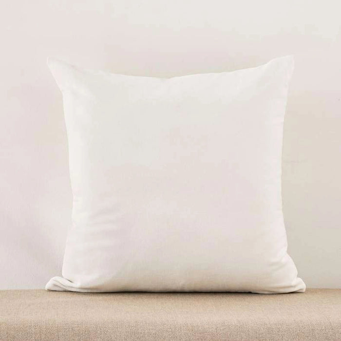 Serena Cotton Velvet Cushion Cover-50X50 Cm- Cream