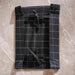 Serene Check Bread Basket 35X35cm - Black Pan Home