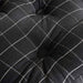 Serene Check Chairpad 7Cm - Black Pan Home