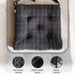 Serene Check Chairpad 7Cm - Black Pan Home