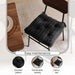Serene Check Chairpad 7Cm - Black Pan Home