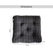Serene Check Chairpad 7Cm - Black Pan Home
