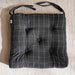 Serene Check Chairpad 7Cm - Black Pan Home
