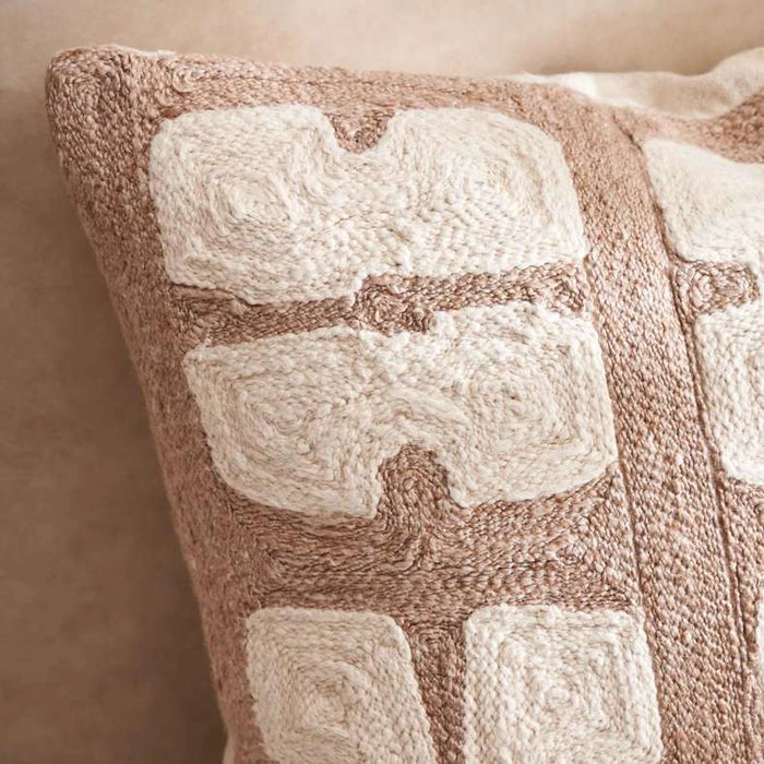 Serene Cottage House Down Alternative Filled Cushion 50X50Cm - Beige