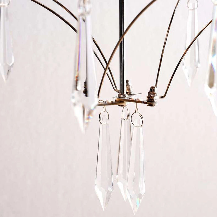 Serene Crystal Chandelier 66- Integrated Led Light 33W 300K 8580 Lumen 80X90-200Cm - Chrome