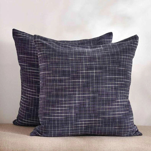 Serene Duotone 2 Piece Cushion Cover Set - Blue Pan Home