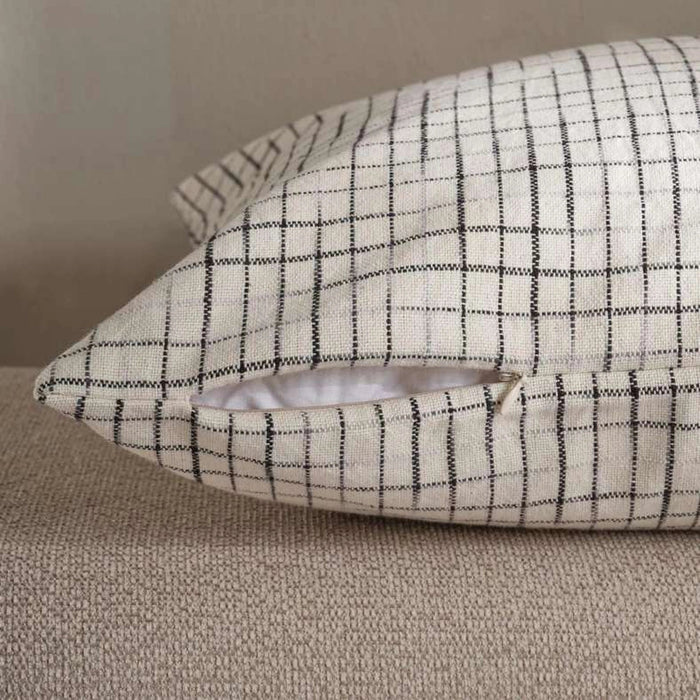 Serene Duotone 2 Piece Cushion Cover Set - Natural Pan Home