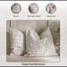 Serene Duotone 2 Piece Cushion Cover Set - Natural Pan Home