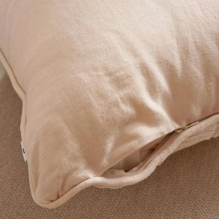 Serene Leaves Soft Downfeel Filled Cushion 50X50Cm -Beige