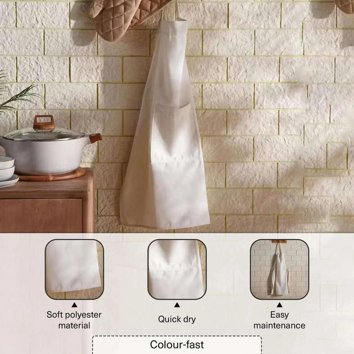Serene Linen Studio Apron 60X80 Cm -Off White