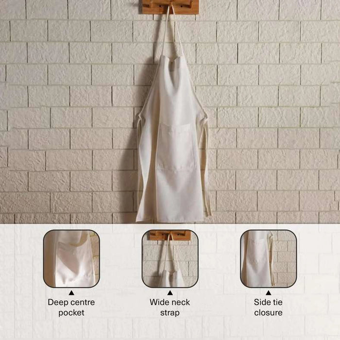 Serene Linen Studio Apron 60X80 Cm -Off White