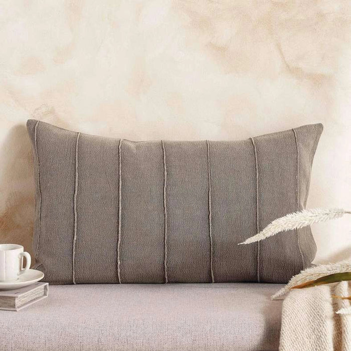 Serene Stone Washed Cushion Cover 40X65Cm - Ochre