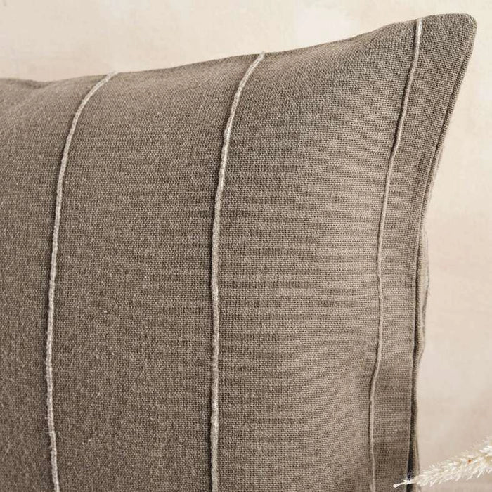 Serene Stone Washed Cushion Cover 40X65Cm - Olive