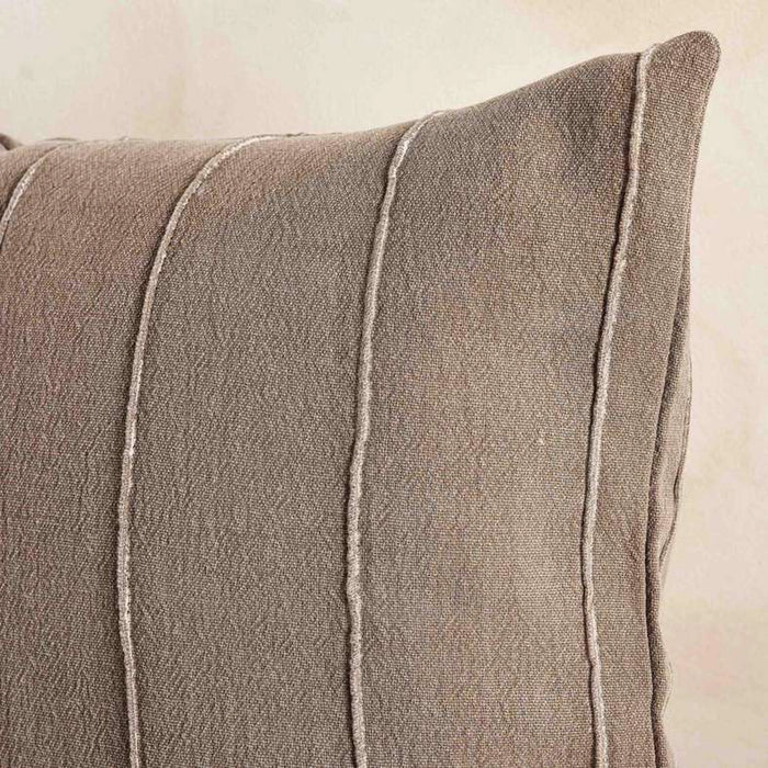 Serene Stone Washed Cushion Cover 50X50Cm - Ochre