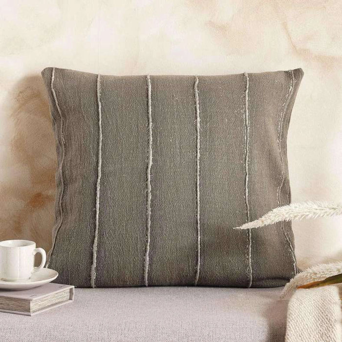Serene Stone Washed Cushion Cover 50X50Cm - Olive