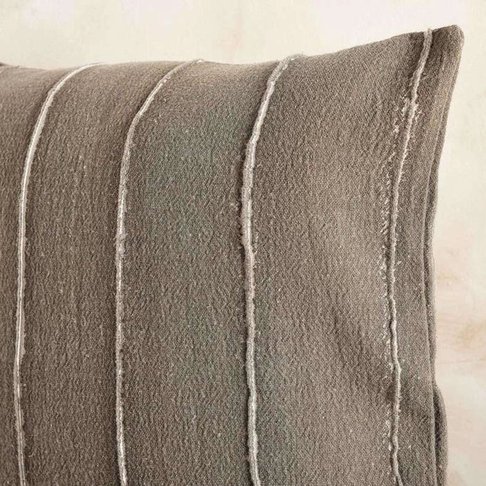 Serene Stone Washed Cushion Cover 50X50Cm - Olive