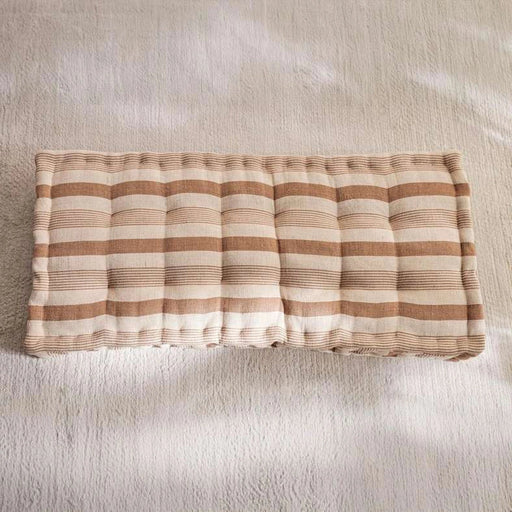 Serene Woven Stripe Pallet Cushion 60X120X12Cm - Rust PAN HOME