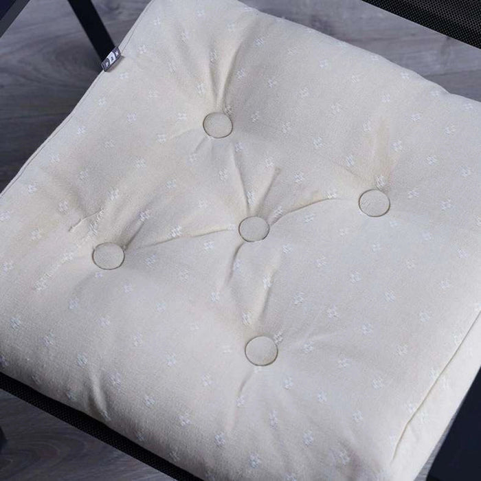 Serenity Textured Chair Pad - Beige Pan Home