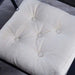 Serenity Textured Chair Pad - Beige Pan Home