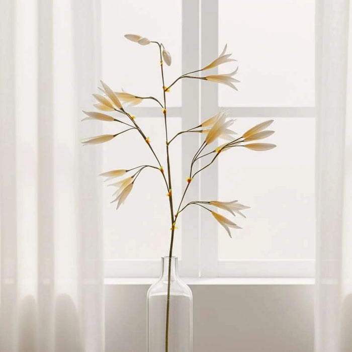 Sesame Artificial Stem Flower H101Cm - Cream