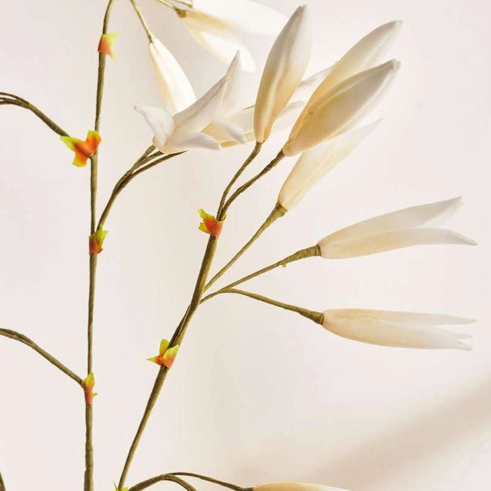 Sesame Artificial Stem Flower H101Cm - Cream