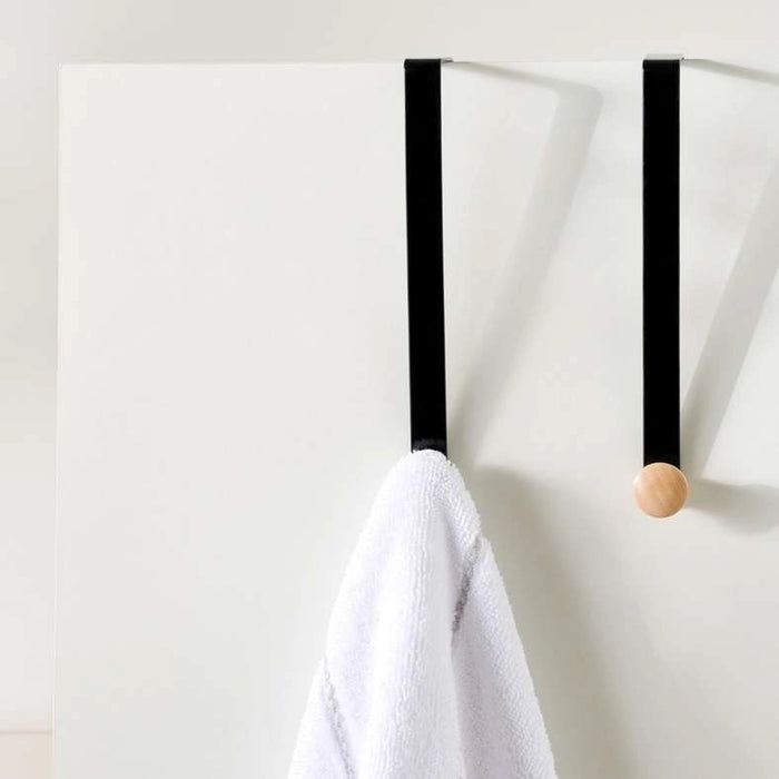 Seth 2-Piece Set Metal Over The Door Hook 17.5Cm - White