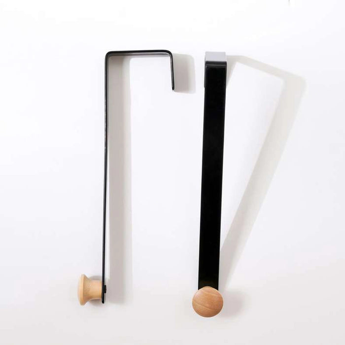 Seth 2-Piece Set Metal Over The Door Hook 17.5Cm - White