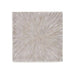 Setia Starburst Design Wood Wall Art - White Wash Pan Home