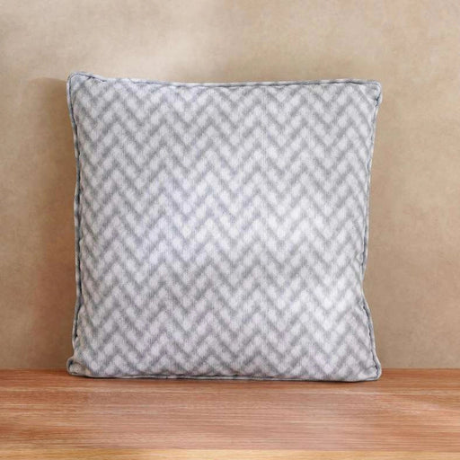 Shadow Line Printed Water Repellant Outdoor Filled Cushion 45X45Cm - Grey PAN HOME