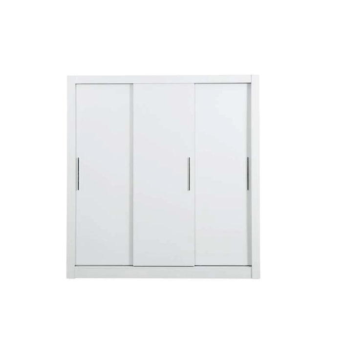 Shalet Sliding Door Wardrobe - White