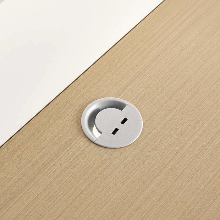 Shanil Office Reception Table Melamine - Beige & White