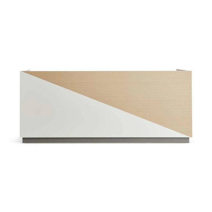 Shanil Office Reception Table Melamine - Beige & White