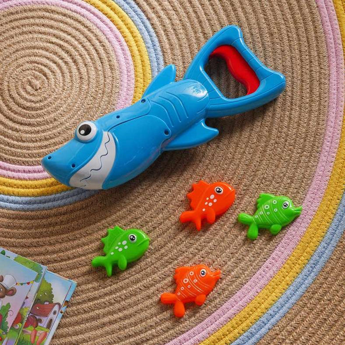 Shark Grabber Baby Bath Toy Set - Blue