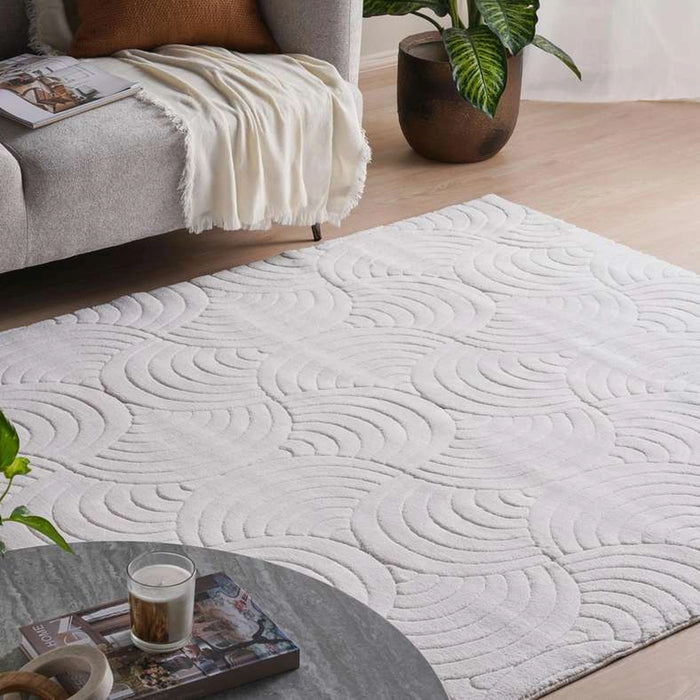 Shaun Jacquard Rug 200X290Cm - Ivory