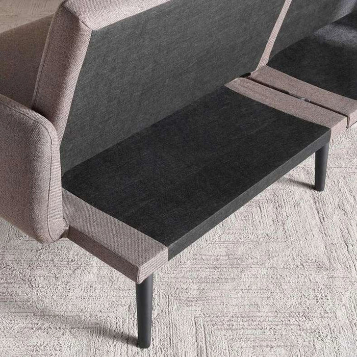 Shayan Sofa Bed - Brown & Black