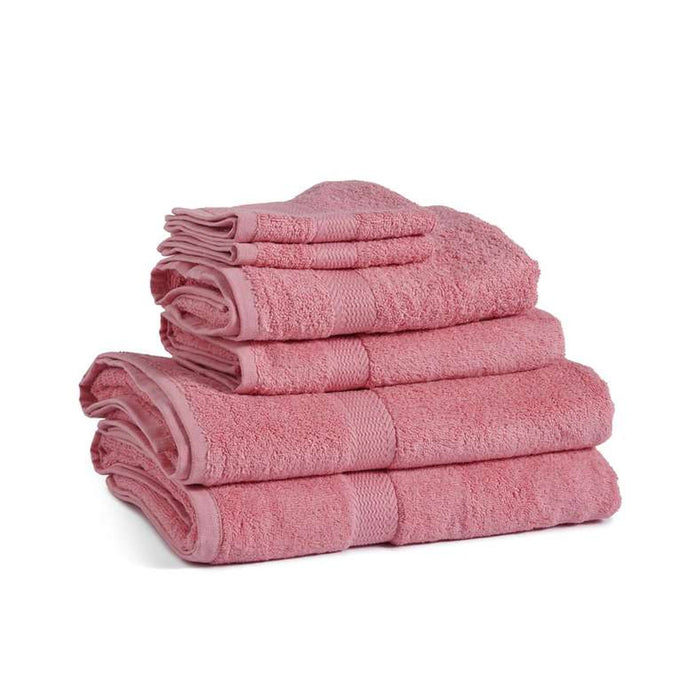 Shayne 6-Piece Bath Towel Set - Blush