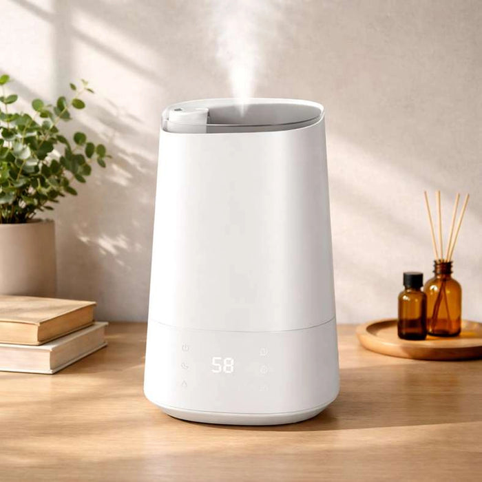 Shelby Ultrasonic 4L Cool Mist Humidifier 18X18X33Cm - White