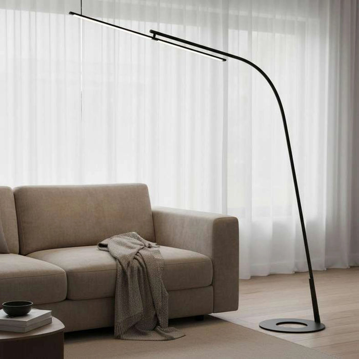 Sheldon 15W Led Floor Lamp 3000K Warm Light 120X52X200Cm - Black/Gold