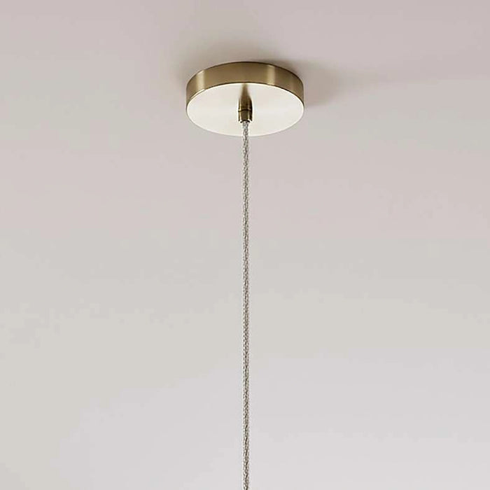 Shelley E27 Natural Capiz Pendant Lamp 45X25Cm - White