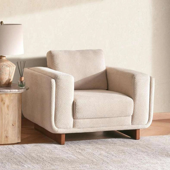 Shelon Single Seater Sofa - Beige
