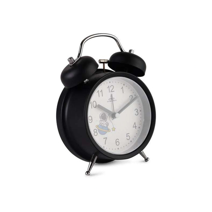 Shimal Alarm Clock Dia 12X17X5.5Cm - Black
