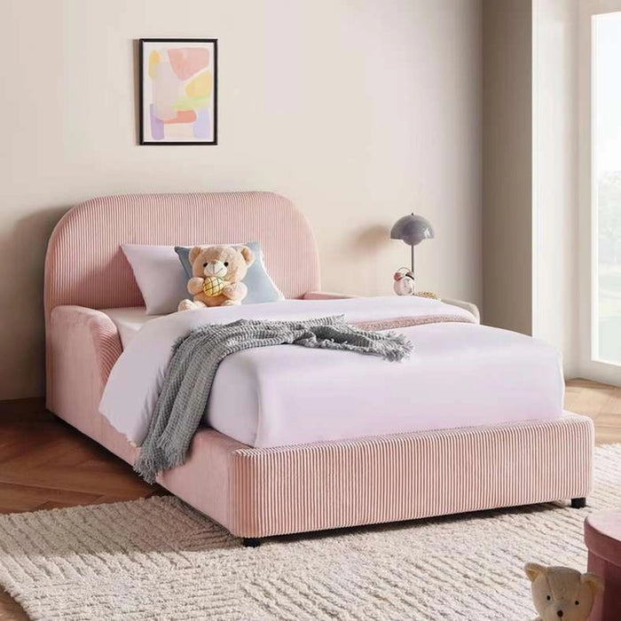 Shimon Kids Single Bed 120X200 Cm - Pink