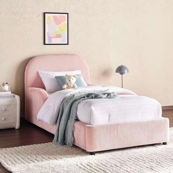 Shimon Kids Single Bed 90X200 Cm - Pink