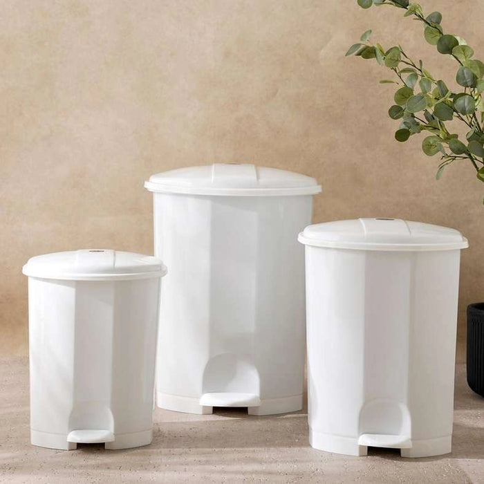 Shire Plastic Waste Bin 18L -White