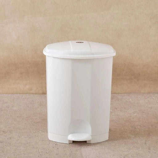 Shire Plastic Waste Bin 18L -White PAN HOME
