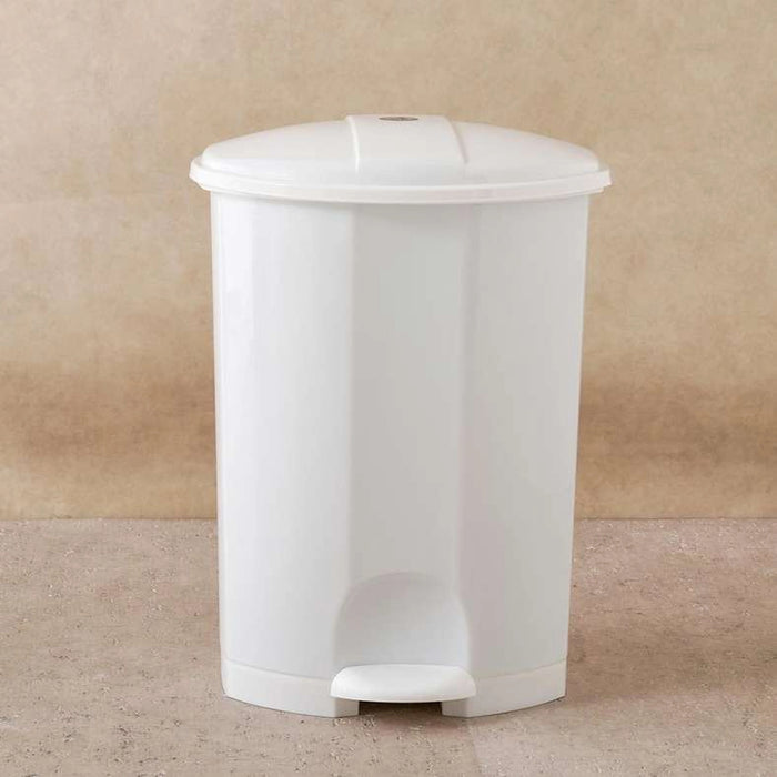 Shire Plastic Waste Bin 50L -White