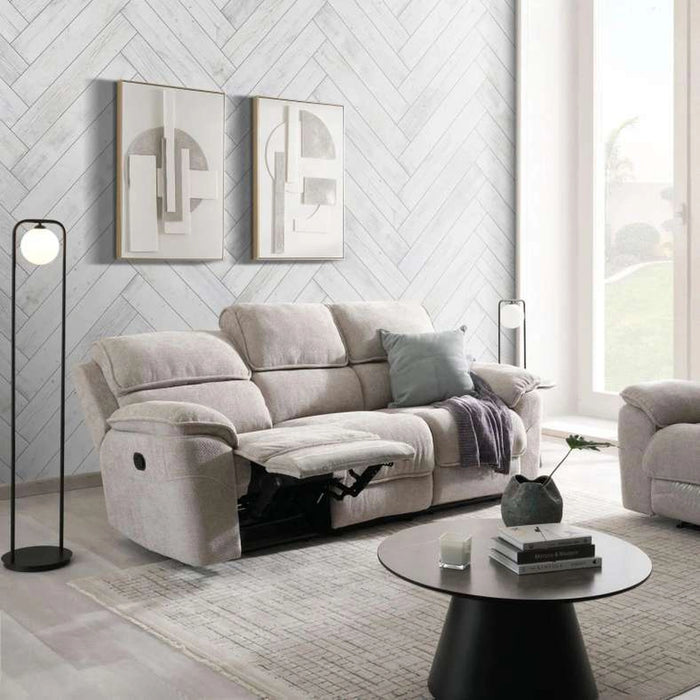Shran 3 Seater Recliner Sofa - Beige